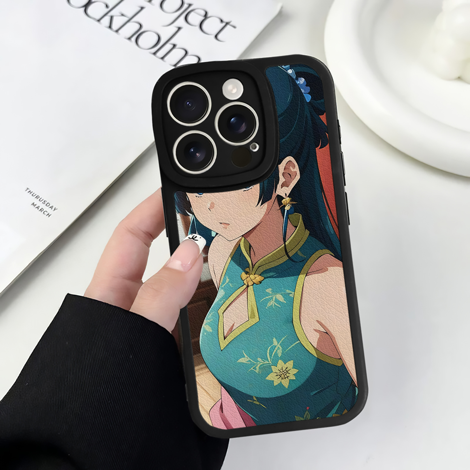 薬屋のひとりごと The Apothecary Diaries 【iPhone 16シリーズ対応】シリコンスマホケース（レザー調） 材質：シリコン
